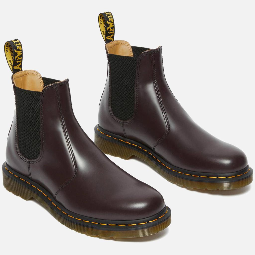 商品Dr. Martens|Dr. Martens Men's 2976 Smooth Leather Chelsea Boots - Burgundy,价格¥1416,第5张图片详细描述