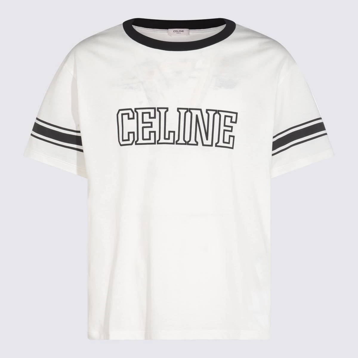 商品Celine|Celine 男士T恤 RX02N671Q01QF 白色,价格¥5393,第1张图片