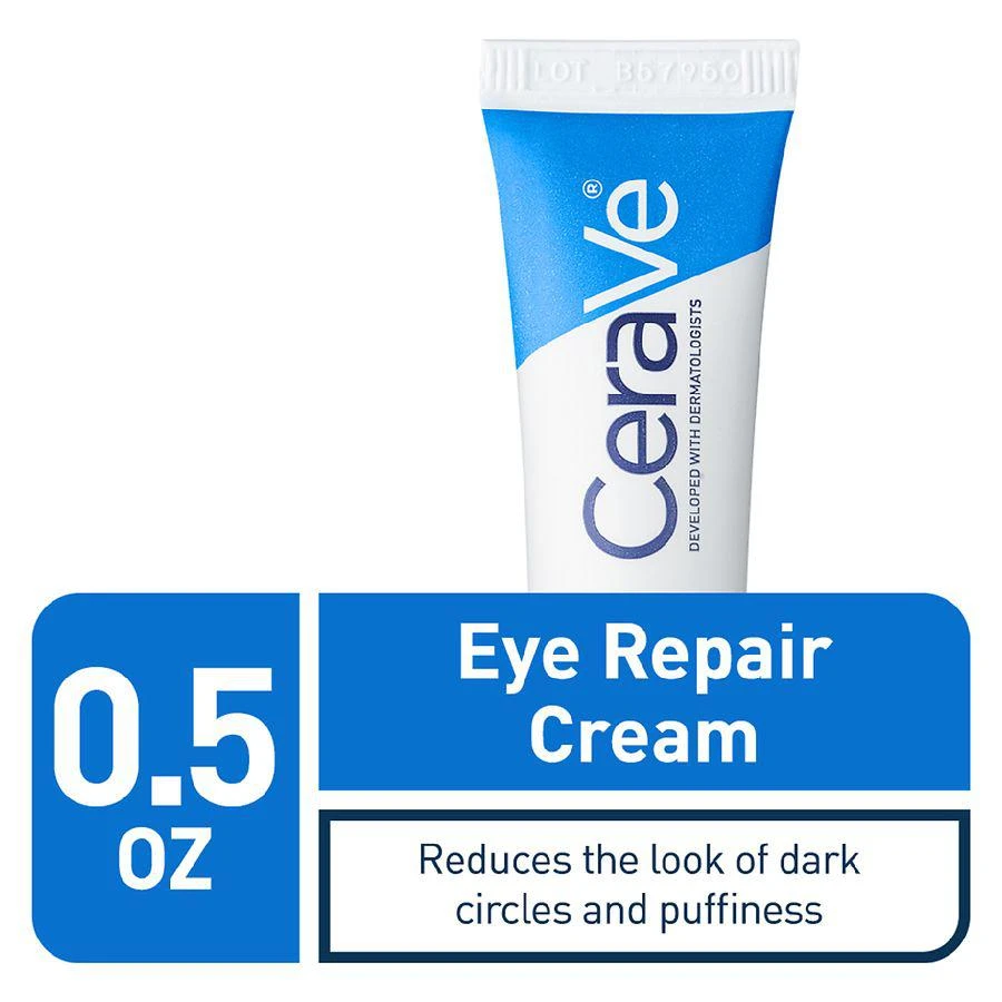 CeraVe Under Eye Repair Cream for Dark Circles and Puffiness, Fragrance-Free 7