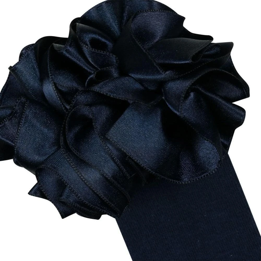 商品Caramelo Kids|Knee High Socks Navy,价格¥77,第2张图片详细描述