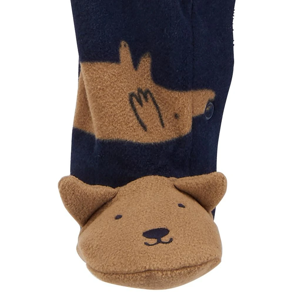 商品Carter's|Baby Boys Dog-Print Zip-Up Fleece Sleep & Play Footed Coverall,价格¥75,第2张图片详细描述
