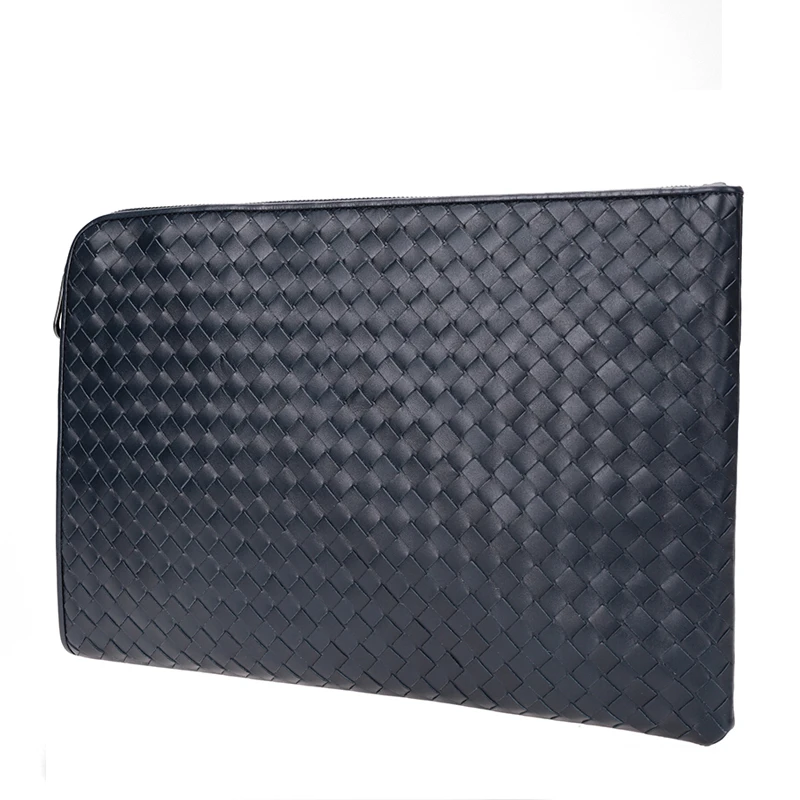 Bottega Veneta 葆蝶家 男士羊皮蓝色编织手拿包 224052-V4651-4013 商品