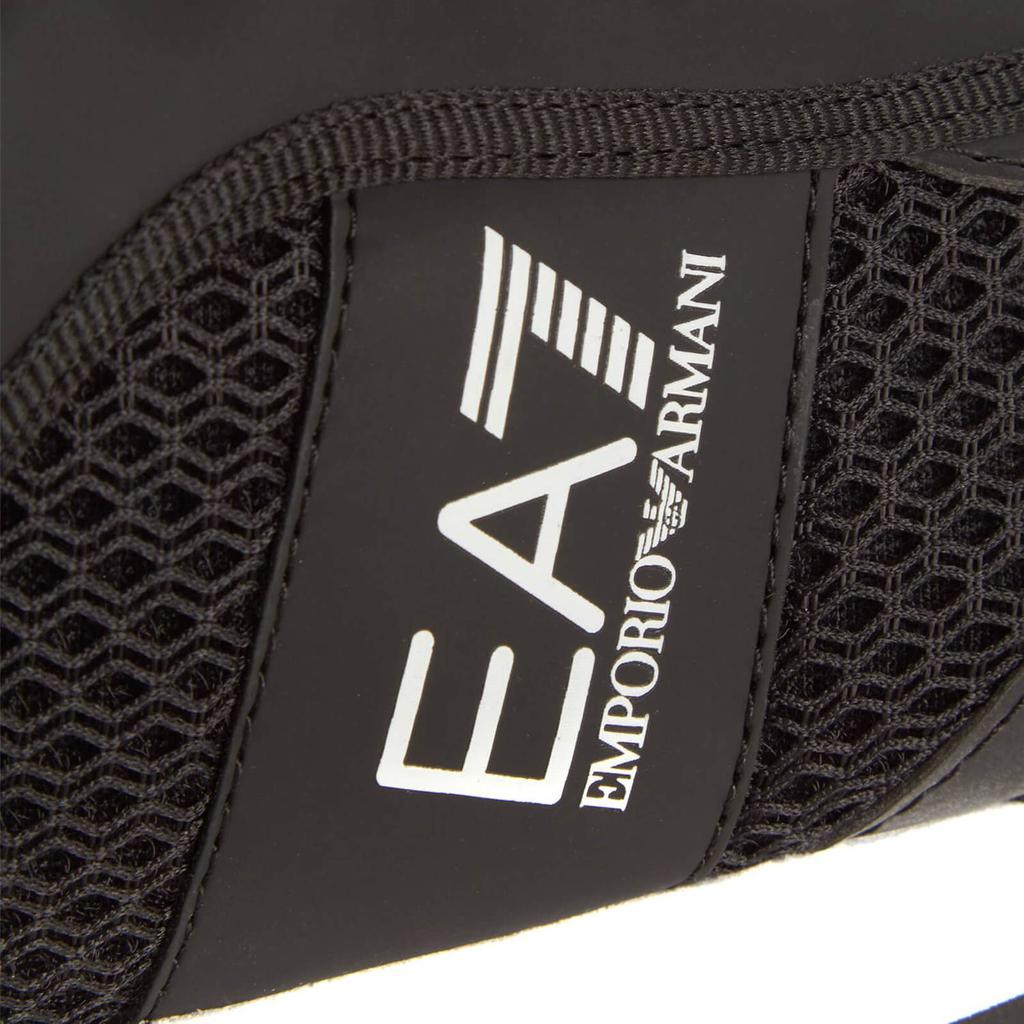 Emporio Armani EA7 Men's Mesh Runner Trainers - Black/White商品第4张图片规格展示