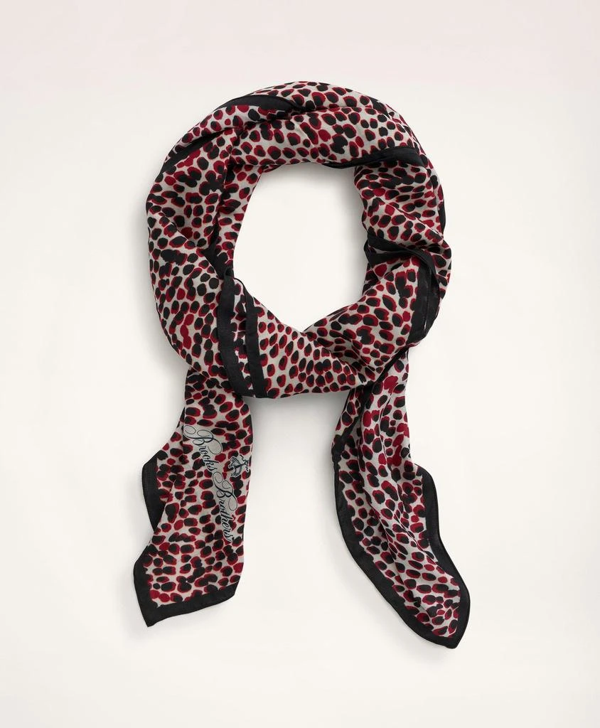 商品Brooks Brothers|Animal Print Scarf,价格¥823,第2张图片详细描述