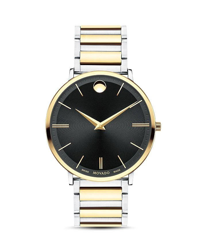 商品Movado|Ultra Slim Two-Tone Watch, 40mm,价格¥5893,第1张图片