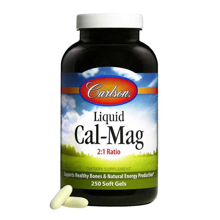 商品Carlson|Carlson Liquid CAL-MAG Calcium - Magnesium, Softgels,价格¥166,第1张图片