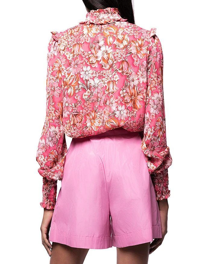 商品PINKO|Floral Print Tie Neck Blouse,价格¥774,第2张图片详细描述