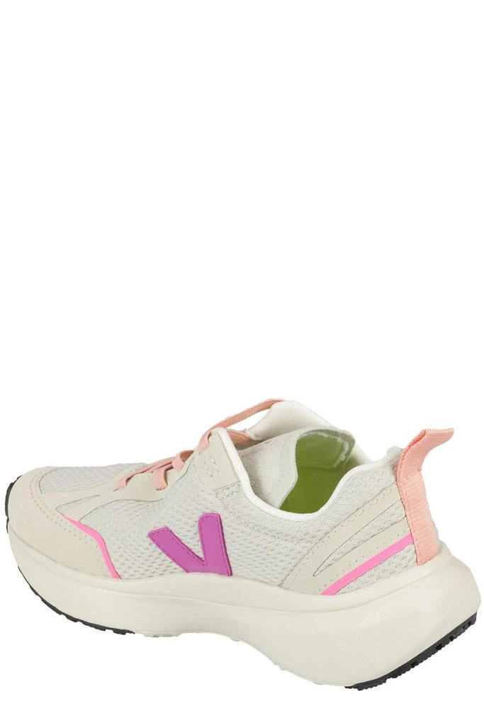 商品Veja|Veja Kids Canary Round Toe Lace-Up Sneakers,价格¥711,第3张图片详细描述