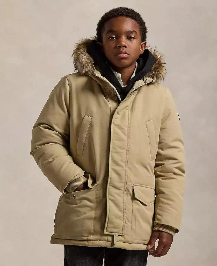 商品Ralph Lauren|Big Boys Artificial-fur-Trim Down Parka Jacket,价格¥1339,第1张图片