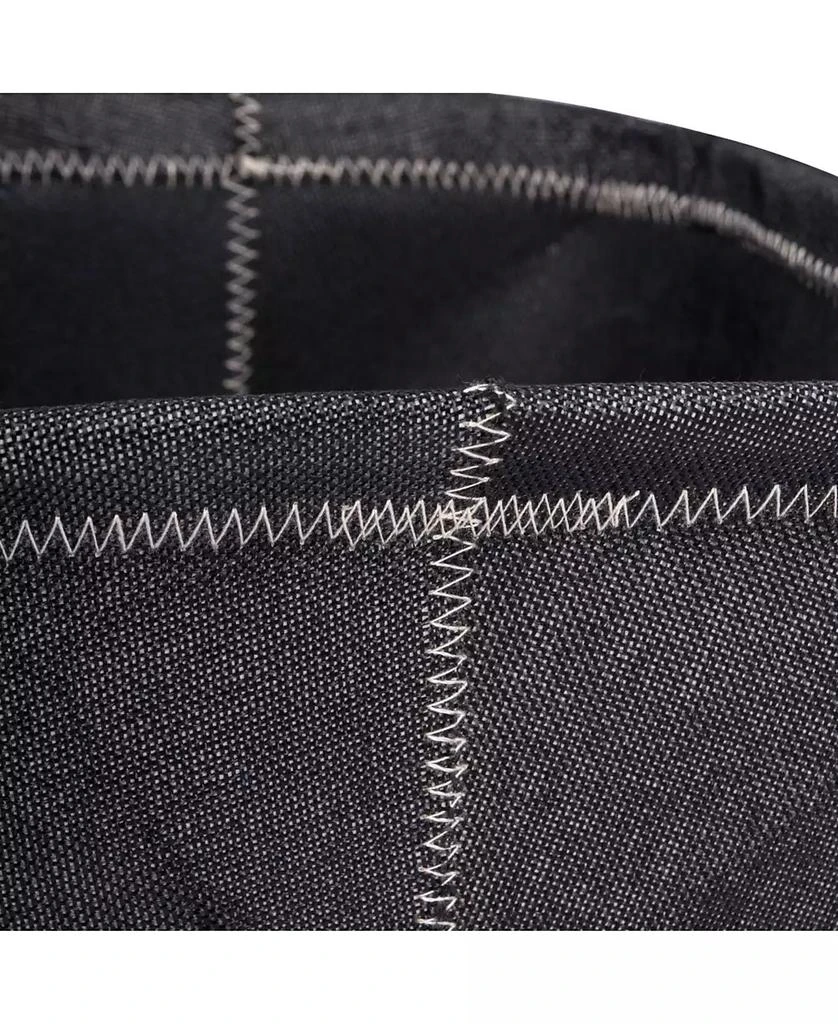 商品Design Imports|Polyester Bin Zig-Zag Stitch Variegated Trapezoid Set of 2,价格¥187,第4张图片详细描述