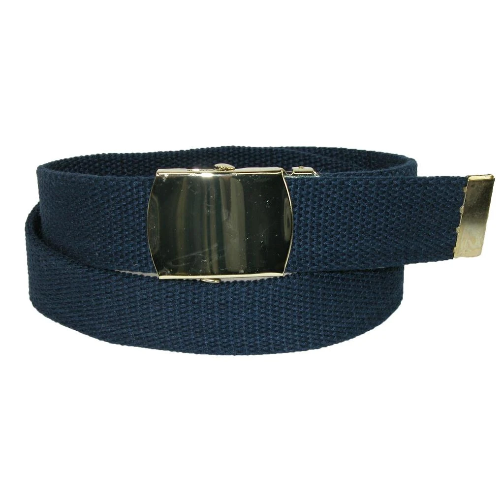 商品CTM|Kids' Cotton Adjustable Belt with Brass Military Buckle (Pack of 2),价格¥111,第2张图片详细描述