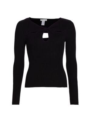 Cut Out Rib Sweater商品第6张图片规格展示