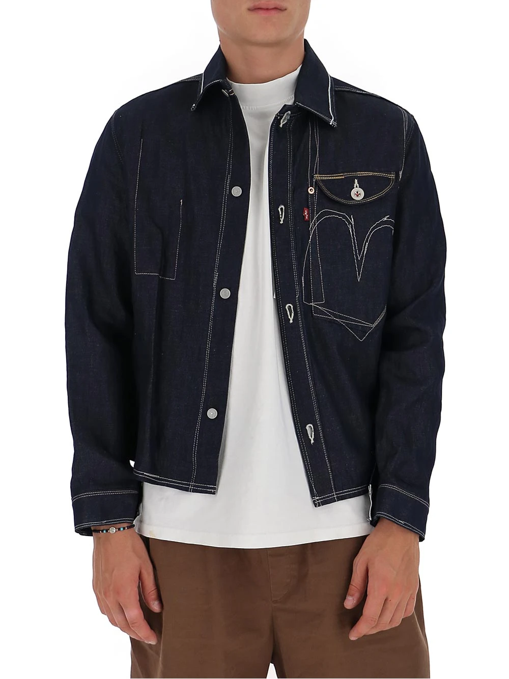 商品【商品预售7天】 Junya Watanabe|Junya Watanabe 男士西服 J9121001 蓝色,价格¥3354,第3张图片详细描述