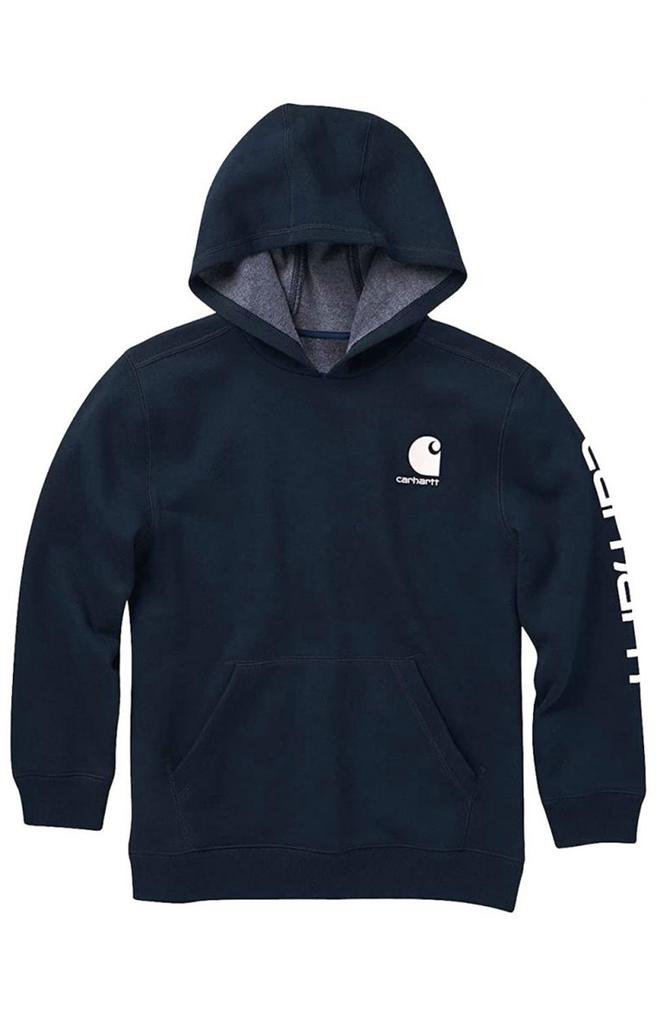 (CA8850) Carhartt Logo Sweatshirt - Navy Blazer商品第1张图片规格展示