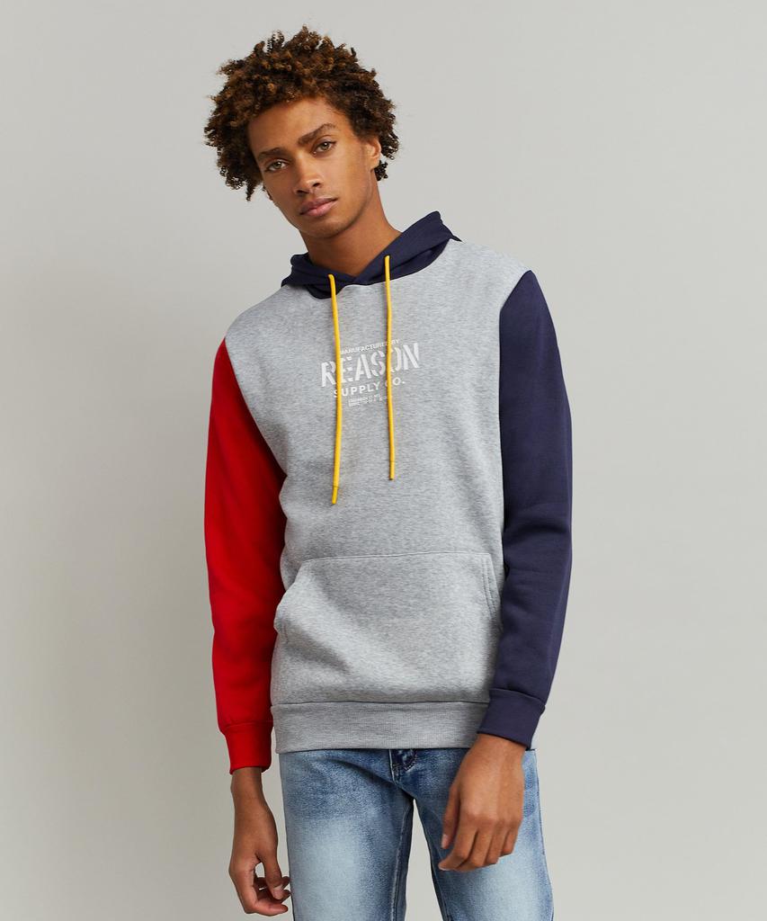 Kevin Color Block Logo Hoodie商品第5张图片规格展示