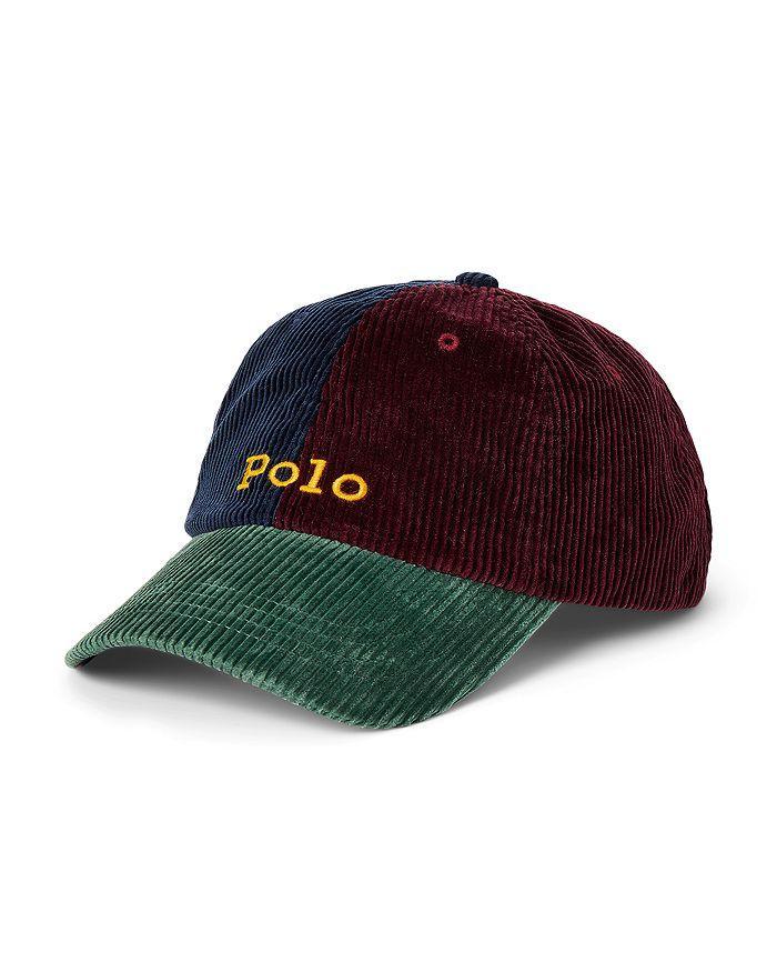 商品Ralph Lauren|Corduroy Colorblocked Logo Baseball Hat,价格¥512,第3张图片详细描述