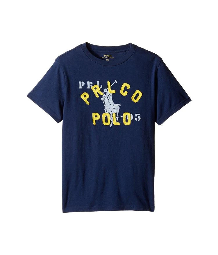 商品Ralph Lauren|Jersey Graphic Tee (Big Kids),价格¥85,第1张图片