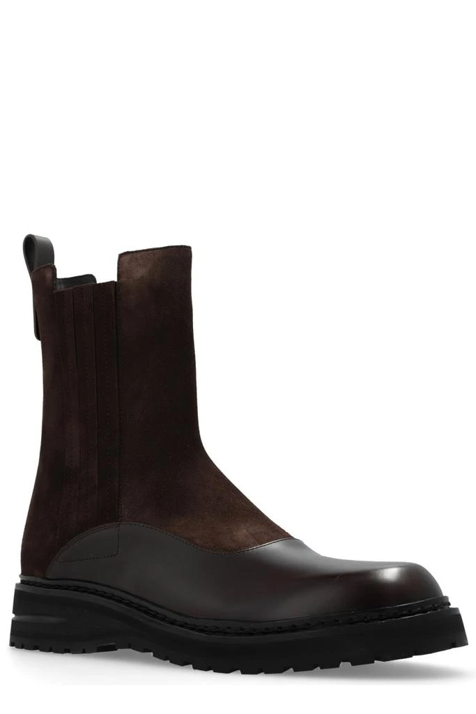 商品Giorgio Armani|Giorgio Armani Round Toe Ankle Boots,价格¥6613,第2张图片详细描述