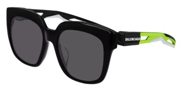 商品Balenciaga|Grey Square Unisex Sunglasses BB0025SA 004 55,价格¥1159,第1张图片
