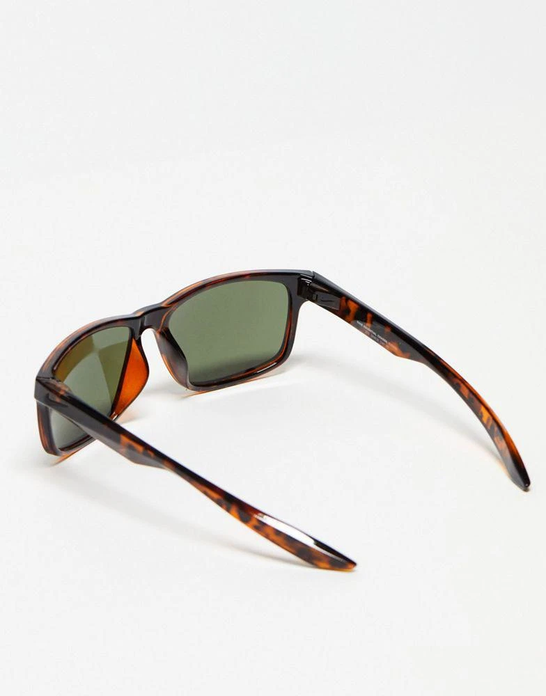 商品NIKE|Nike Essential Essential Chaser tinted lens sunglasses in tortoiseshell,价格¥873,第2张图片详细描述