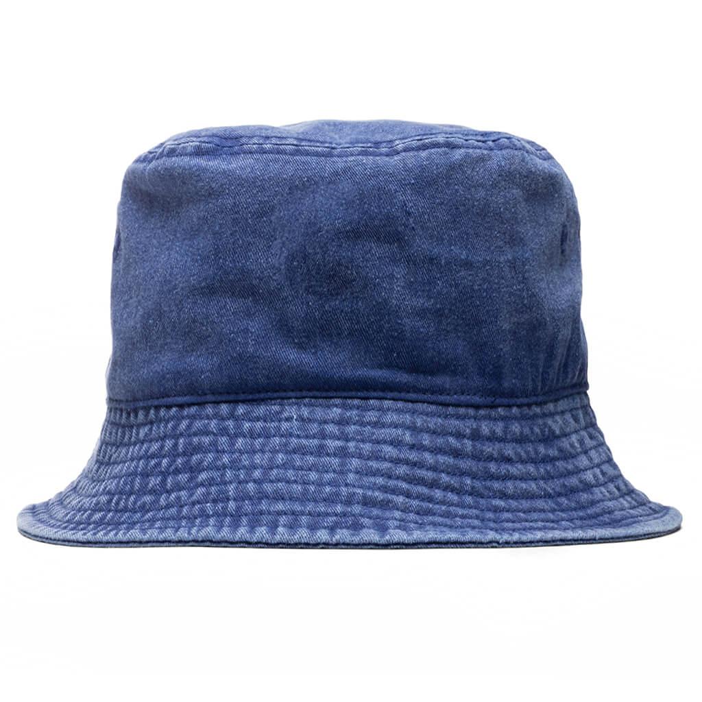 Stussy Washed Stock Bucket Hat - Blue商品第3张图片规格展示