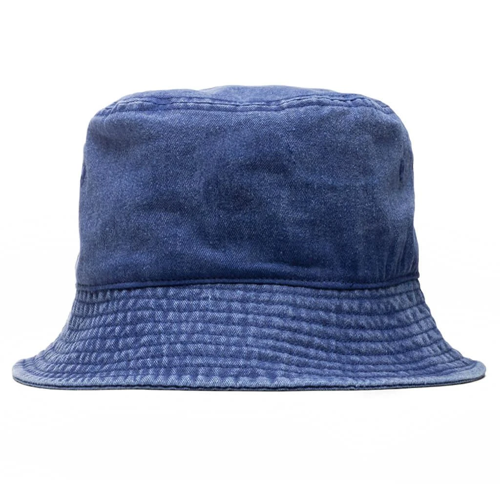 商品STUSSY|Stussy Washed Stock Bucket Hat - Blue,价格¥345,第3张图片详细描述