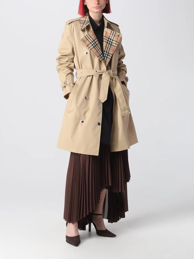 商品Burberry|Burberry trench coat in cotton gabardine,价格¥12286,第2张图片详细描述