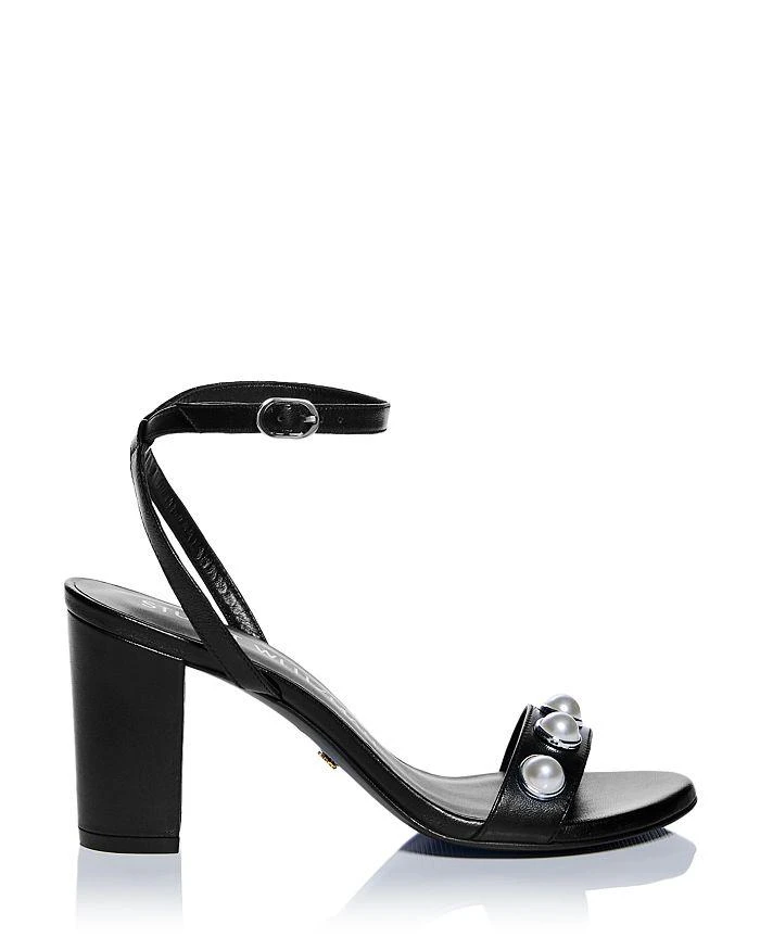 商品Stuart Weitzman|Women's Nearlybare Portia Ankle Strap Sandals,价格¥1109,第2张图片详细描述