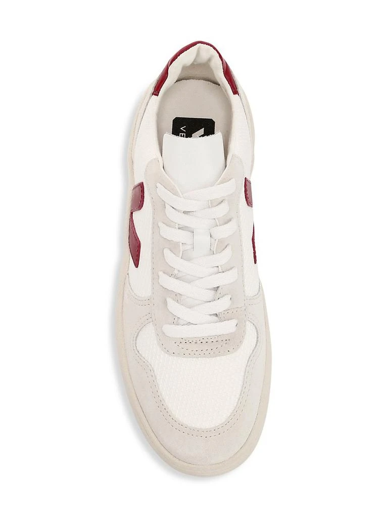 商品Veja|Women's V-10 Contrast Logo Recycled Mesh Low-Top Sneakers,价格¥1325,第4张图片详细描述