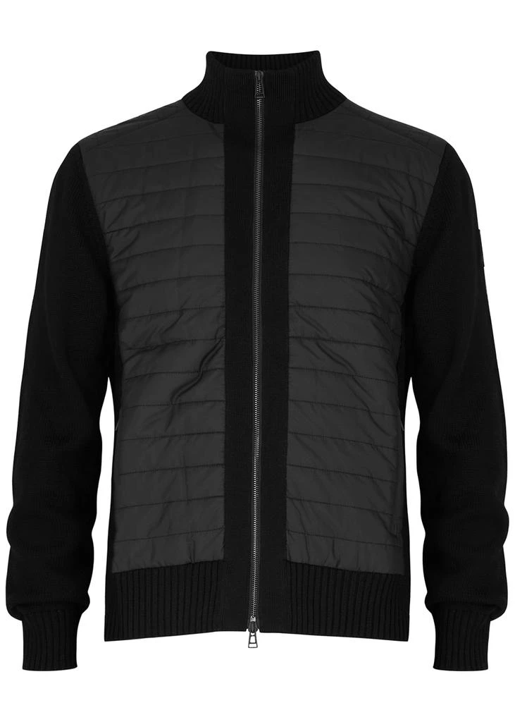 商品BELSTAFF|Kingston black quilted shell and wool jacket,价格¥1296,第1张图片