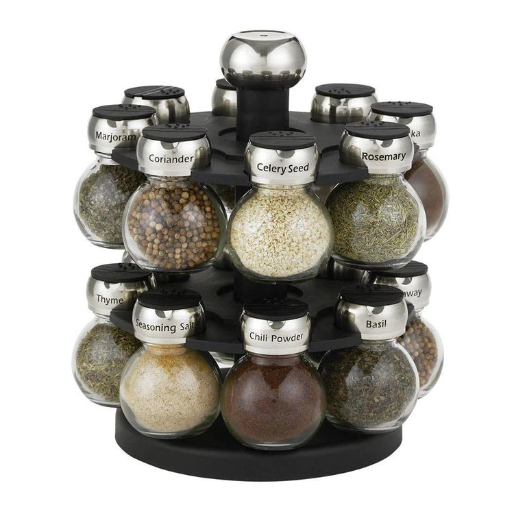 商品Martha Stewart Collection|17-Piece Orbital Spice Rack Set, Created for Macy's,价格¥212,第1张图片
