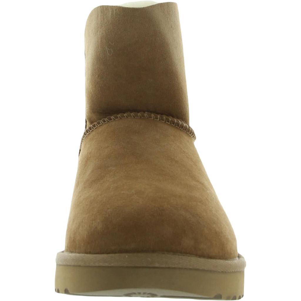 商品UGG|Ugg Bailey Zip Mini Women's Suede Fur Lined Size Zip Booties,价格¥1068,第5张图片详细描述