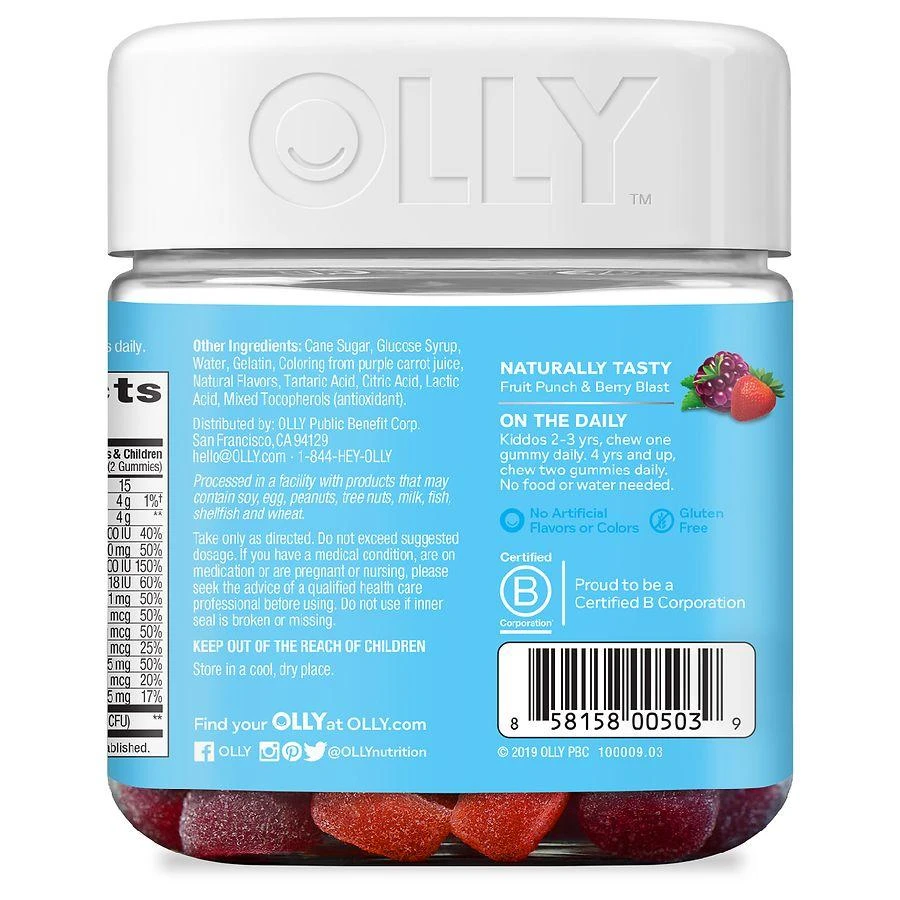 商品OLLY|Olly 儿童维生素&益生菌 水果软糖 70粒,价格¥119,第2张图片详细描述