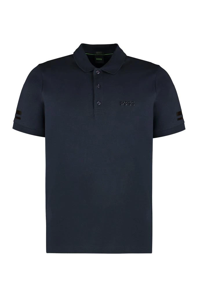 商品Hugo Boss|Boss Hugo Boss Foil-Print Logo Polo Shirt,价格¥637,第1张图片