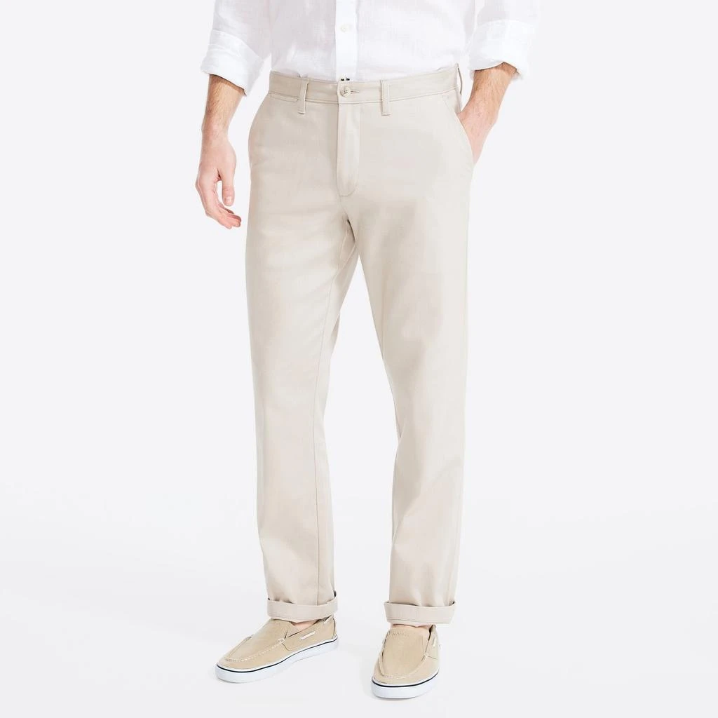 商品Nautica|Mens Classic Fit Wrinkle-Resistant Deck Pant,价格¥245,第1张图片