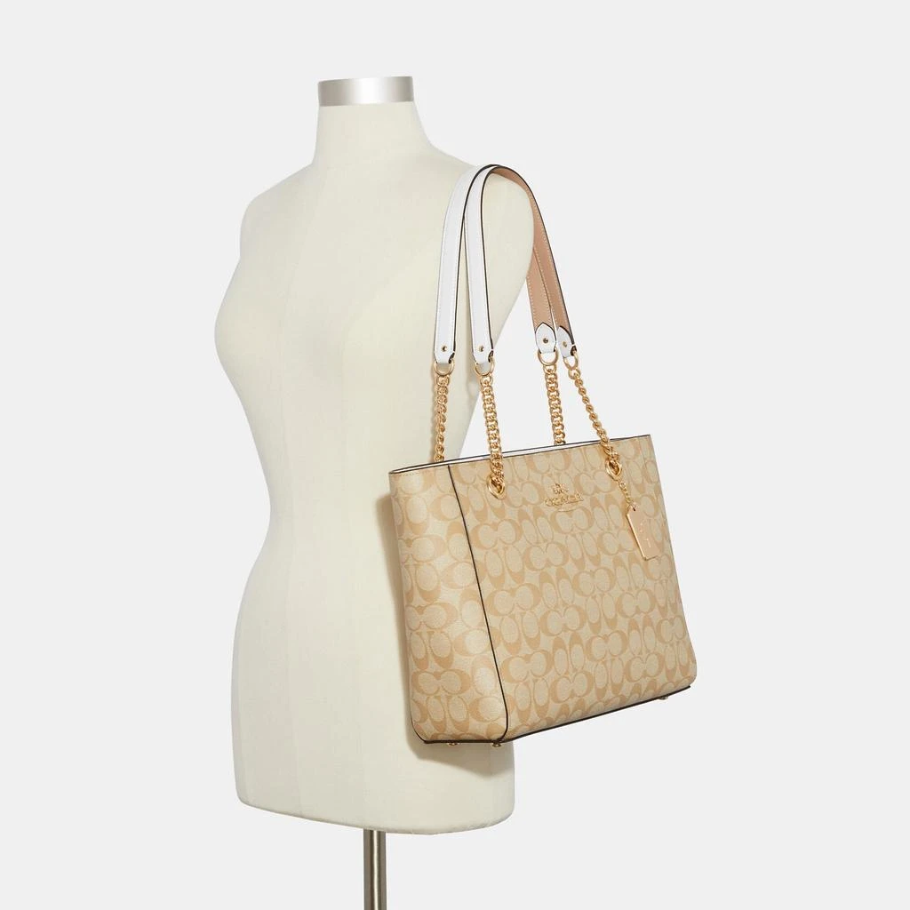 Coach Outlet Coach Outlet Cammie Chain Tote In Signature Canvas 3