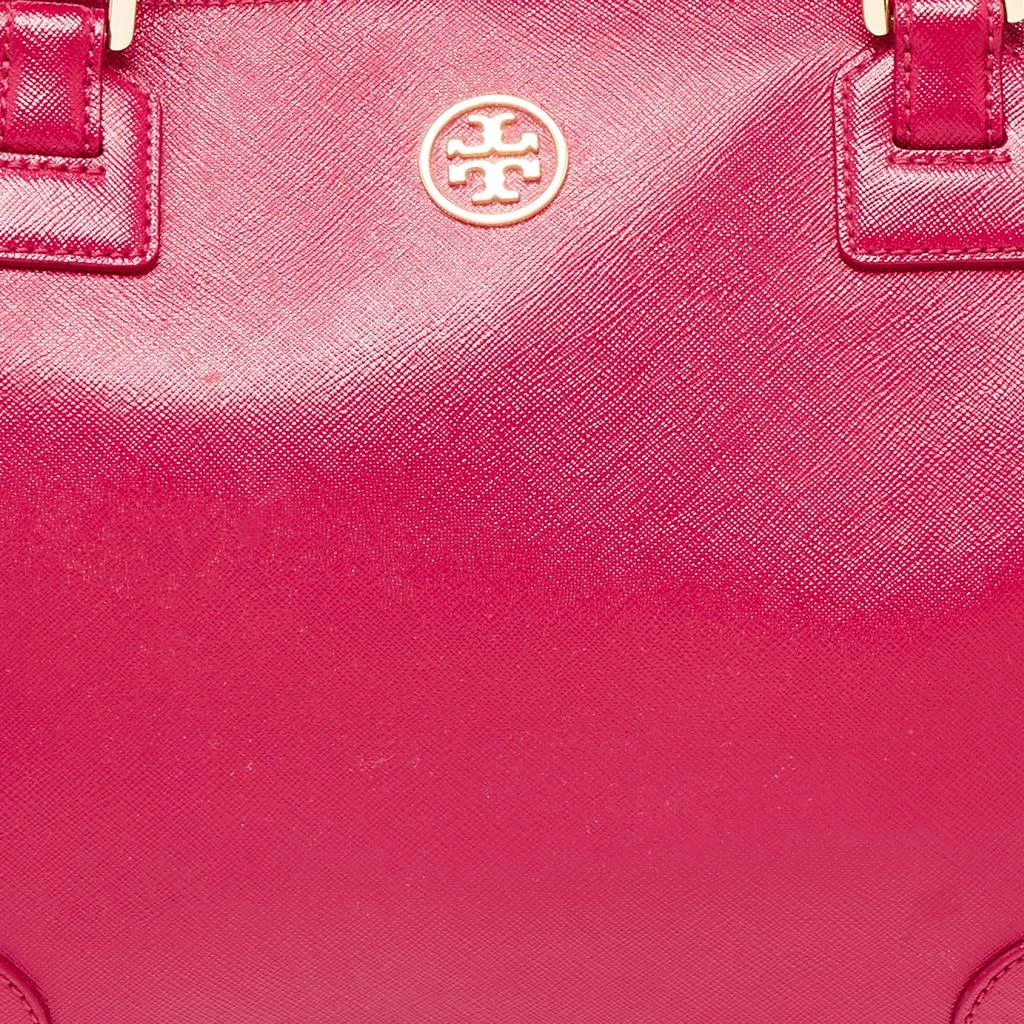 商品[二手商品] Tory Burch|Tory Burch Fuchsia Leather Robinson Dome Satchel,价格¥1069,第5张图片详细描述