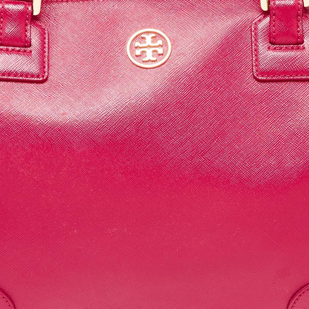 商品[二手商品] Tory Burch|Tory Burch Fuchsia Leather Robinson Dome Satchel,价格¥2653,第7张图片详细描述