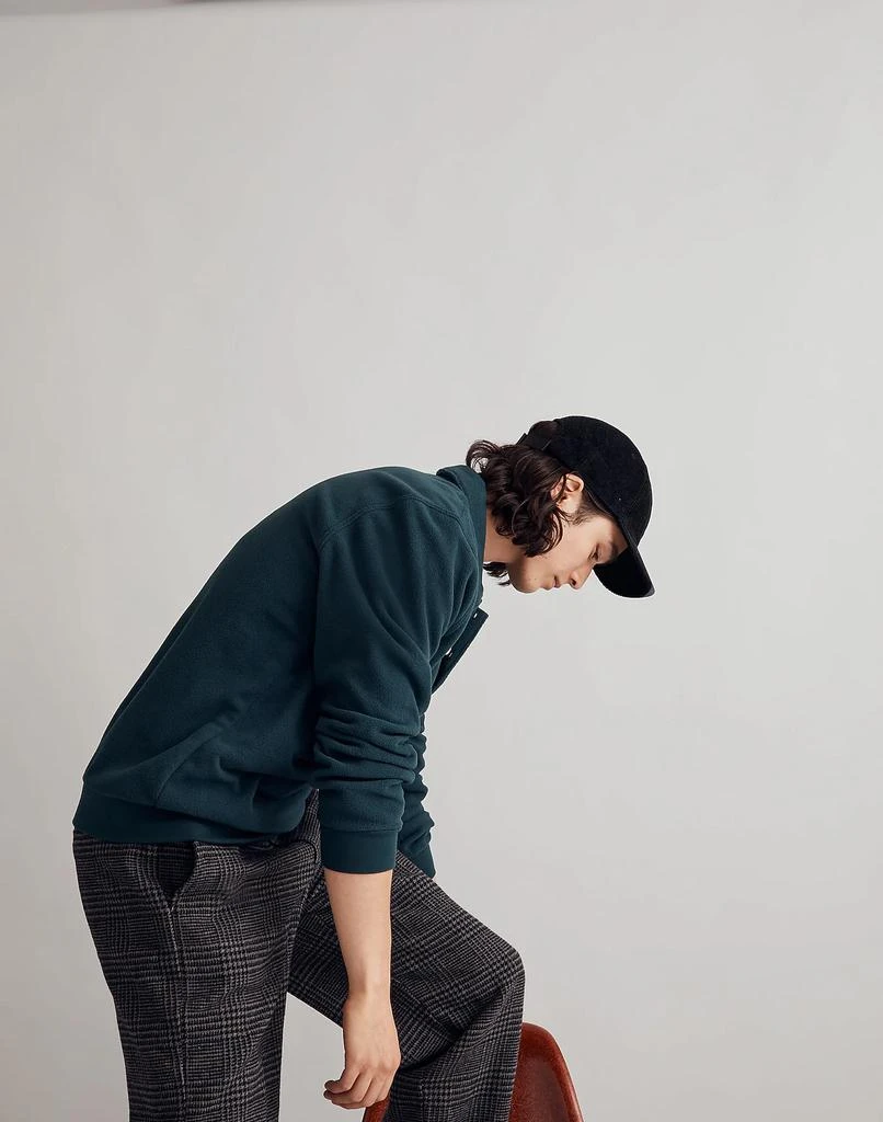 商品Madewell|(Re)sourced Fleece Polo Shirt,价格¥359,第2张图片详细描述