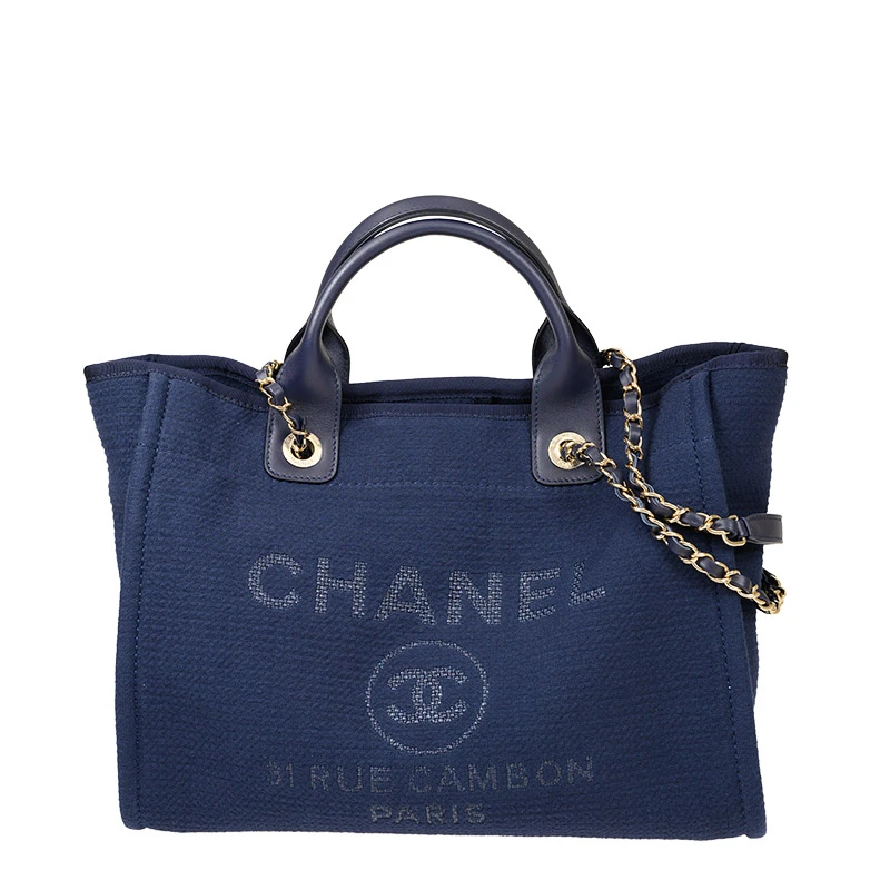 商品[国内直发] Chanel|CHANEL 深蓝色女士单肩包 AS3351CLBLUEGP,价格¥59730,第1张图片