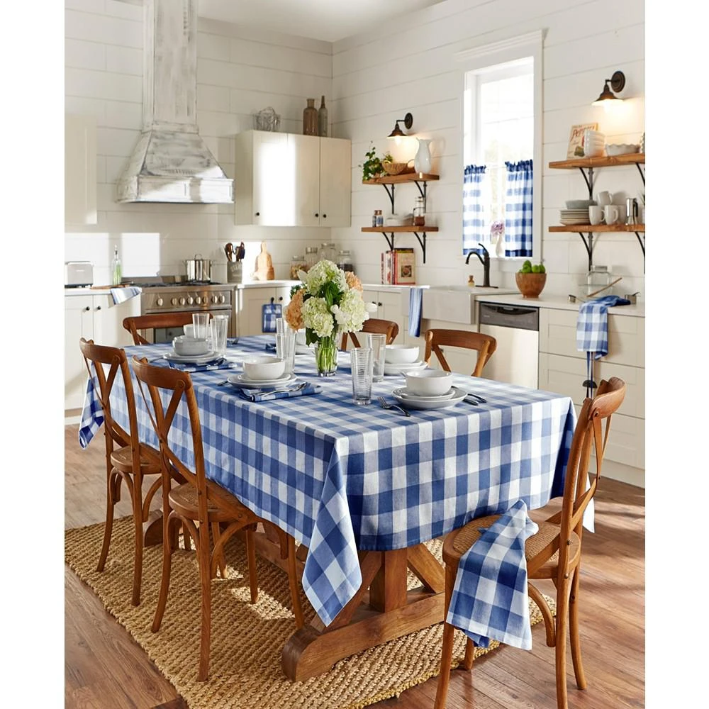 商品Elrene|Farmhouse Living Buffalo Check 60"x 84" Tablecloth,价格¥142,第1张图片