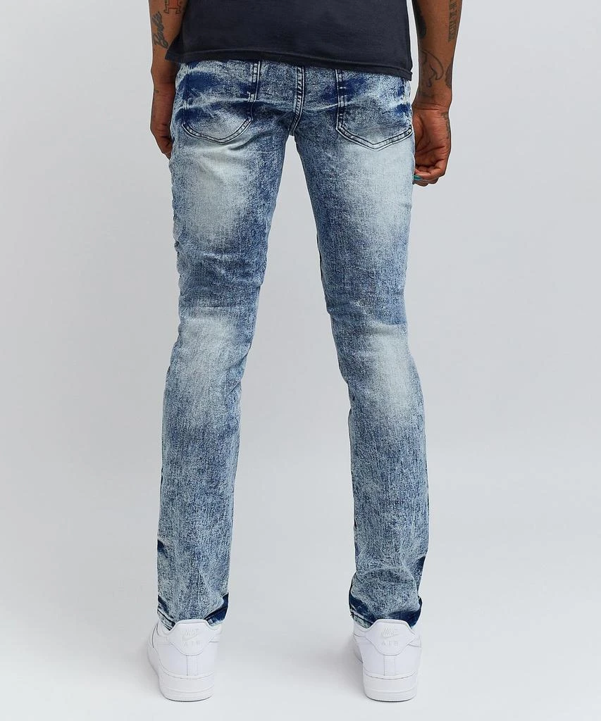 商品Reason Clothing|Wright Acid Wash Skim Fit Denim Jeans,价格¥110,第2张图片详细描述
