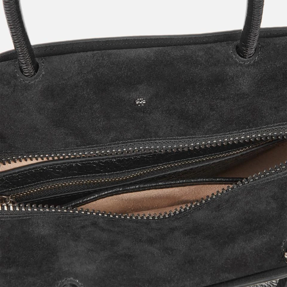 商品Tory Burch|Tory Burch Mercer Distressed Leather Satchel,价格¥5459,第4张图片详细描述