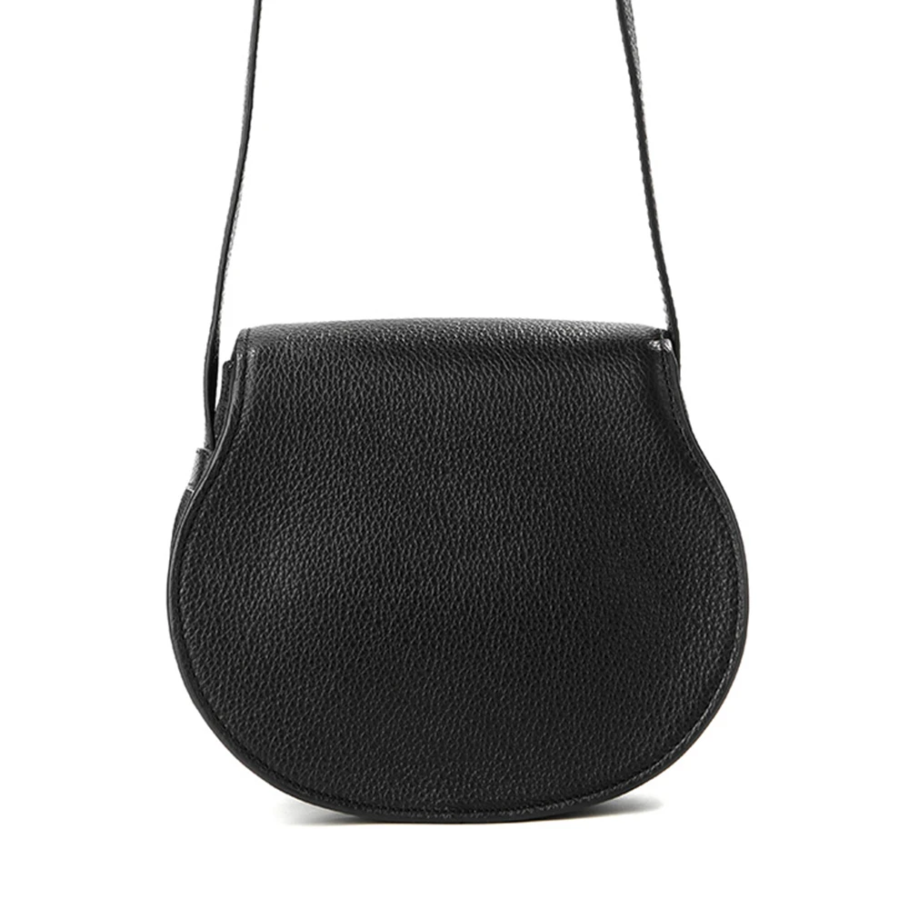 CHLOE' 女士黑色迷你皮革马鞍包 C21AS680-F01-001 商品
