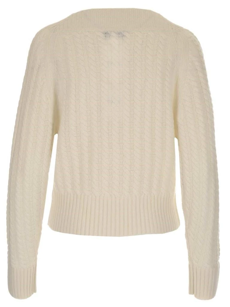 商品Theory|Theory V-Neck Cable Knit Jumper,价格¥2950,第2张图片详细描述