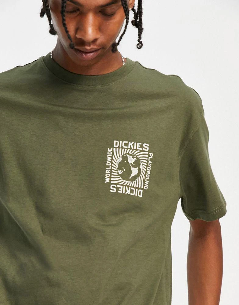 商品DICKIES| Dickies Marbury back print t-shirt in khaki ,价格¥281,第4张图片详细描述
