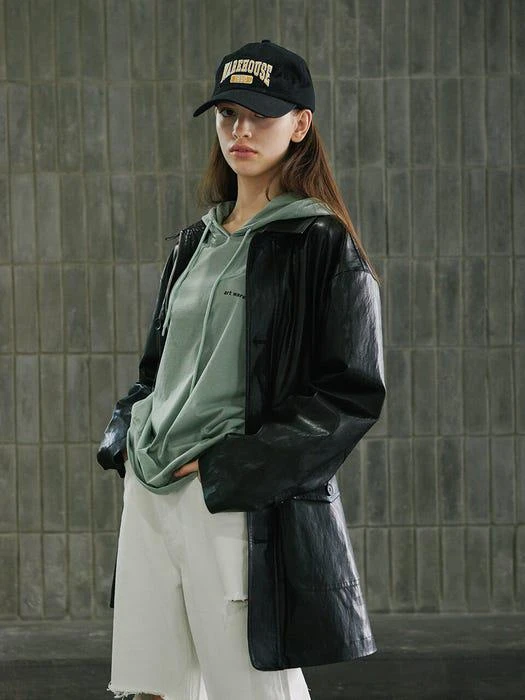 商品13Month|Safari Leather Jacket Black,价格¥2077,第1张图片