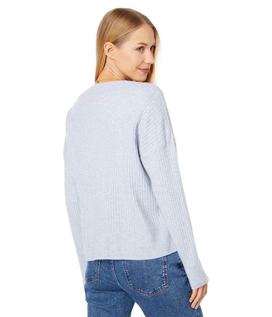商品Madewell|Cameron Ribbed Cardigan Sweater in Coziest Yarn,价格¥559-¥730,第4张图片详细描述