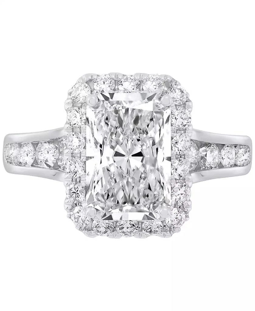商品Grown With Love|IGI Certified Lab Grown Diamond Ring (4 ct.t.w.) in 14k White or Yellow Gold,价格¥14687,第3张图片详细描述