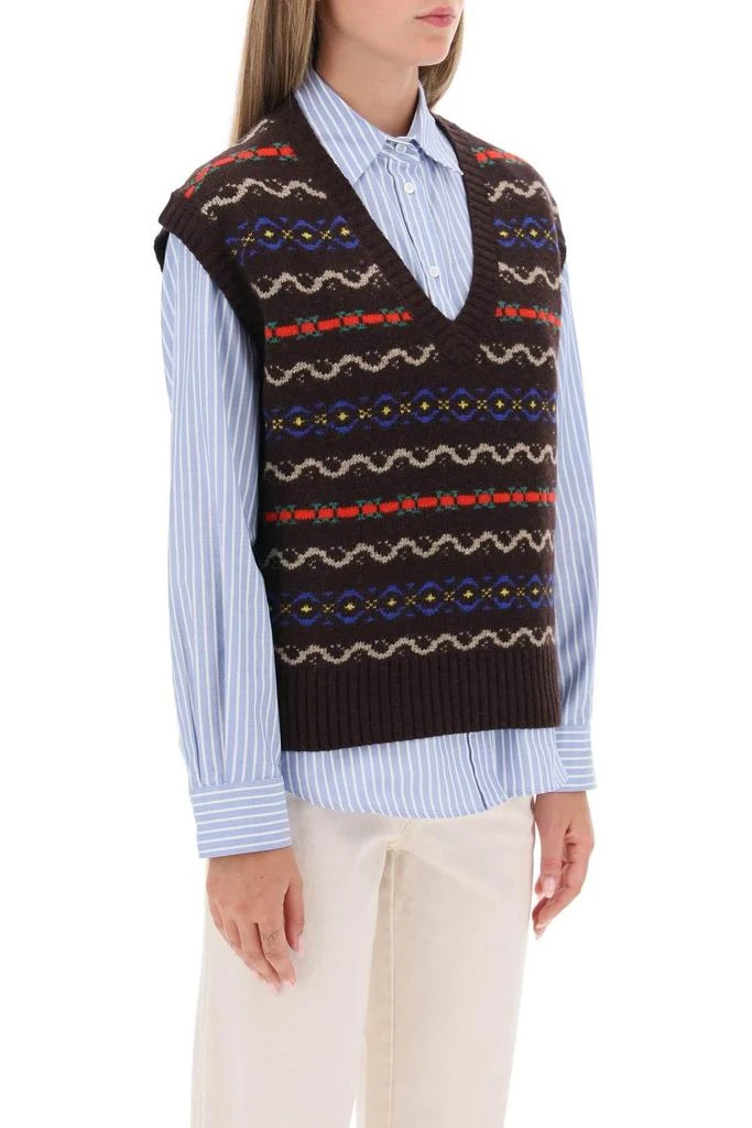 商品Ralph Lauren|Fair Isle motif knitted vest,价格¥1565,第3张图片详细描述